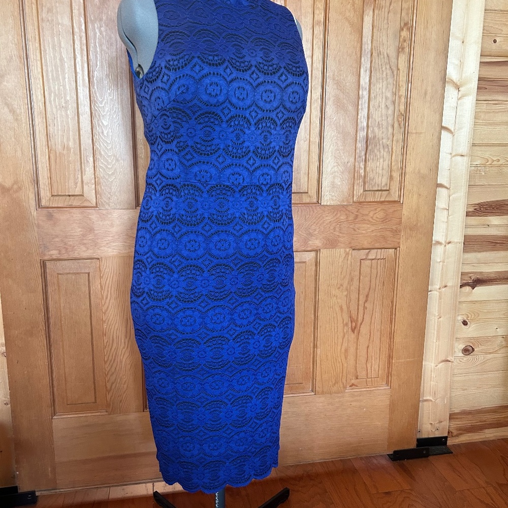 Lace lined dress